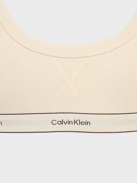 Без подкладки бюстгальтер Calvin Klein бежевый