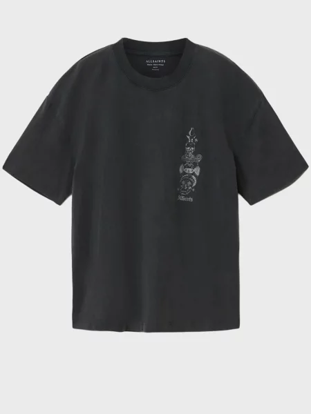 Футболка Allsaints чорна