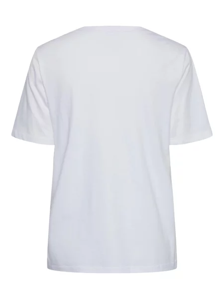 PIECES Tricou RIA' alb