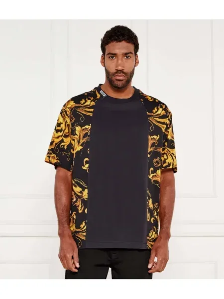 Versace Jeans Couture Tricou | Relaxed fit negru