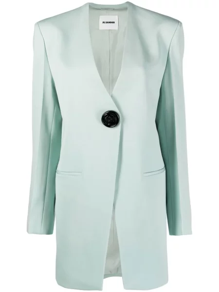 Sacou Jil Sander de lână verde
