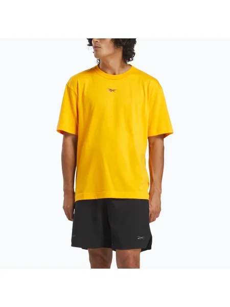 Tricou de antrenament pentru bărbați Reebok Atlethe Hype Tee electric amber