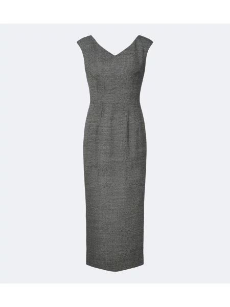 Rochie midi Dolce&gabbana de lână gri