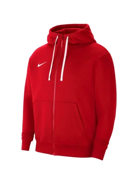 Fleece kapucnis melegítő felső Nike piros