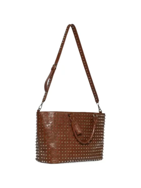 Geantă shopper John Richmond din piele maro
