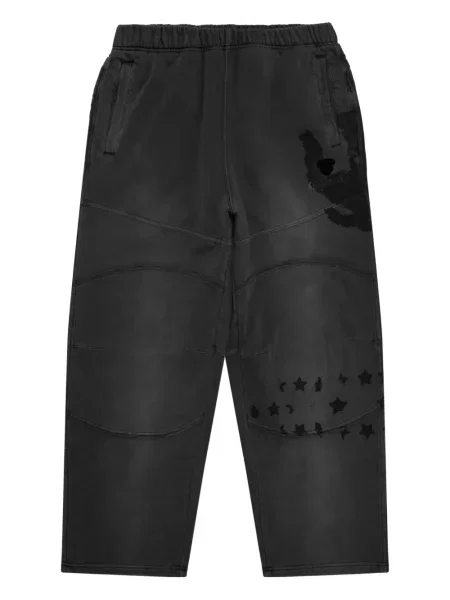Pantaloni Aape By A Bathing Ape cu imagine negru