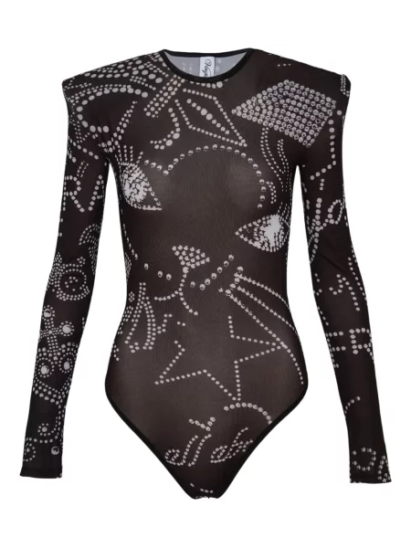 Bluzka Vaquera z nadrukiem czarna