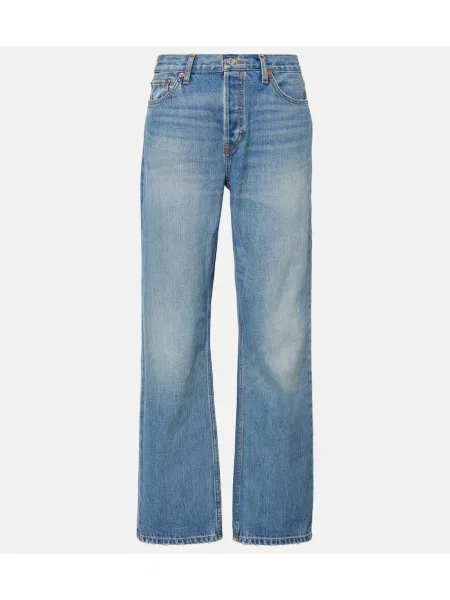 Blugi drepți Re/done albastru