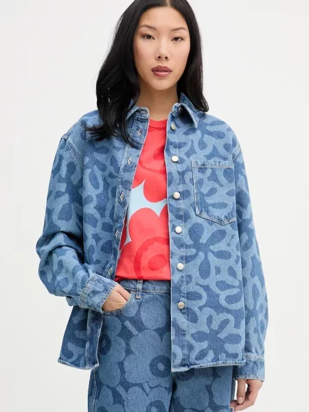 Marimekko cămașă pentru femei din albastru