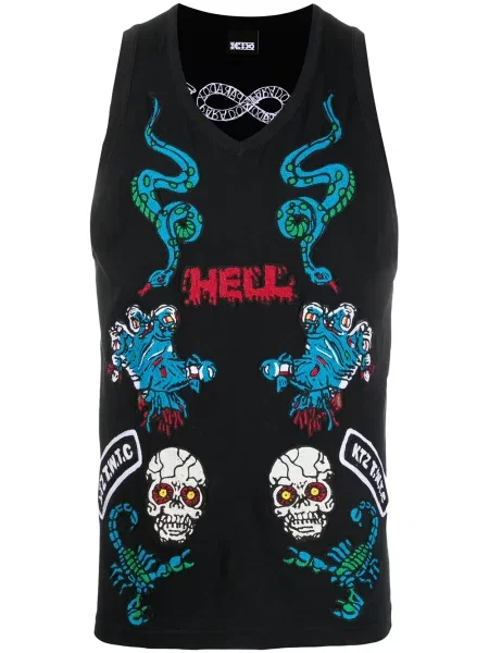 Kamizelka Ktz z łatami czarna