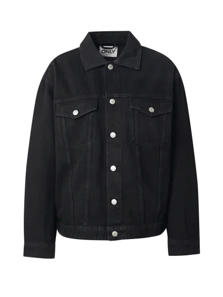 ONLY Geacă de primăvară-toamnă ONLTANYA denim negru