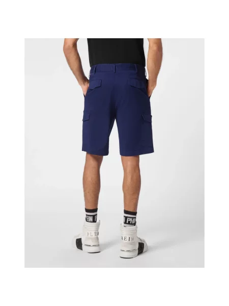 Szorty cargo Philipp Plein niebieskie