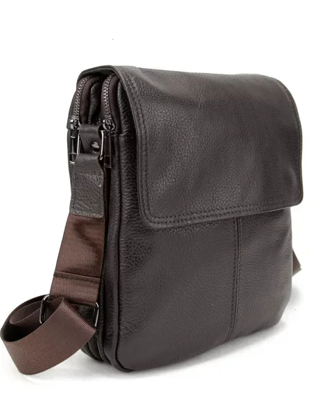 Кожаная сумка Royalbag коричневая