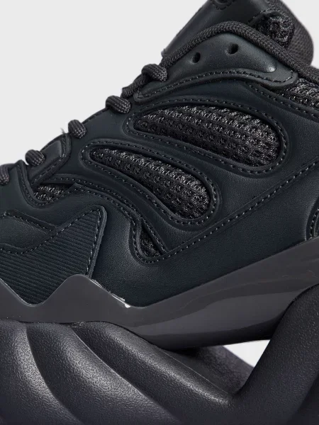 Кожаные кроссовки Tommy Jeans черные