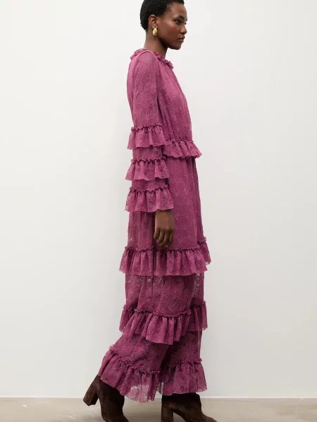 Obleka Answear.LAB bordo