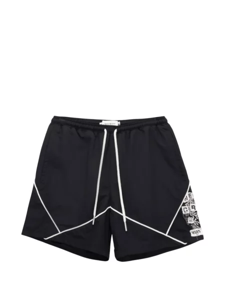 Grafički kratke hlače Honor The Gift s printom crna