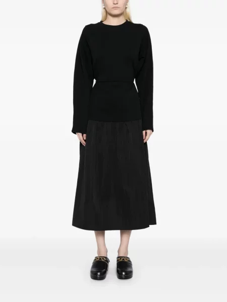 Rochie midi B+ab până la genunchi de costum negru