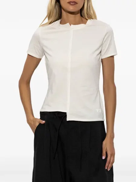 Tricou Y-3 cu imagine asimetric
