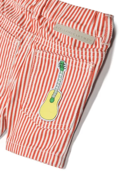 Szorty dziecięce Stella Mccartney czerwone