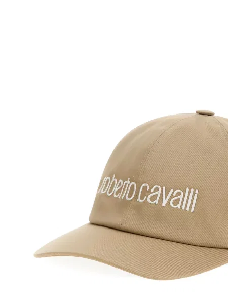 Șapcă Roberto Cavalli cu broderie maro