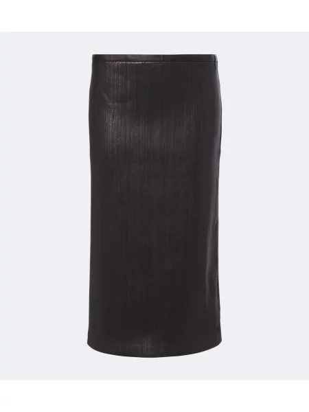Fustă din piele Tom Ford maro
