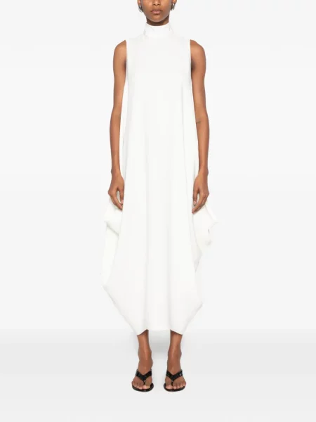 Rochie Vestiaire D'un Oiseau Libre fără mâneci alb