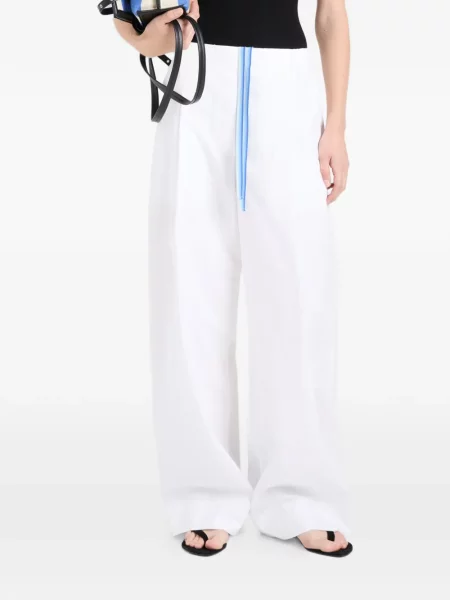 Pantaloni Proenza Schouler alb
