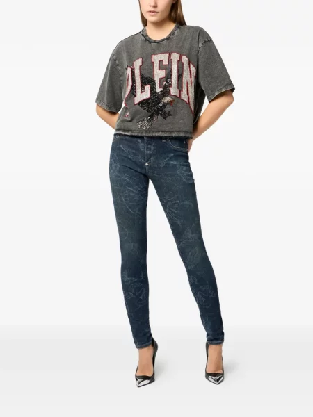 Jeggings Philipp Plein albastru