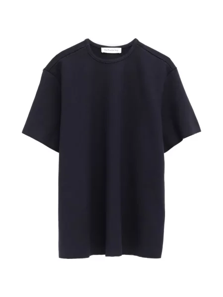 Scurt tricou The Frankie Shop cu decolteu rotund albastru