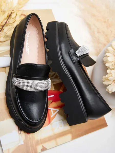 Mocasini Resti negru