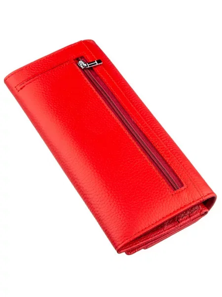 ST Leather Accessories Гаманець Шкіра червоний