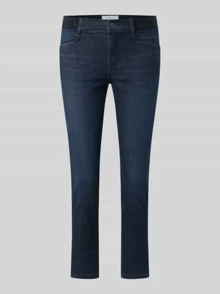 Jeansy o kroju slim fit z mieszanki bawełny model ORNELLA SPORTY' Angels niebieskie