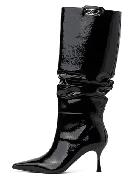 Karl Lagerfeld Cizme Klarice' negru