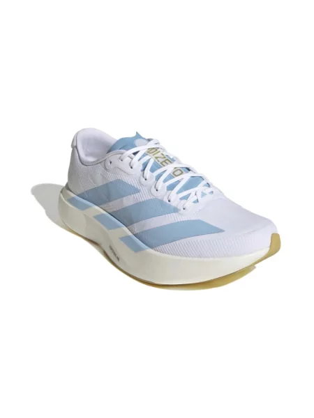Sneakers adidas Adizero EVO SL Ftwr White/ Clear Blue/ Matte Gold EUR 40 białe