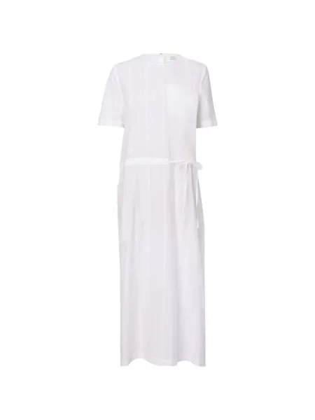 Rochie midi Loulou De Saison alb