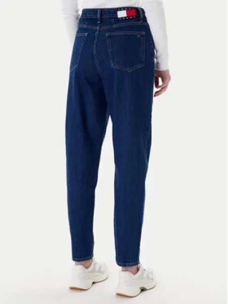 Tommy Jeans Džinsai Mom Fit mėlyna