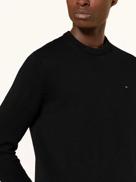 Tommy Jeans sweter lekki czarny