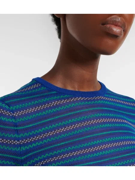Tricou Jw Anderson cu dungi albastru