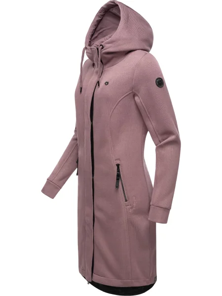 Ragwear Palton tricotat mauve