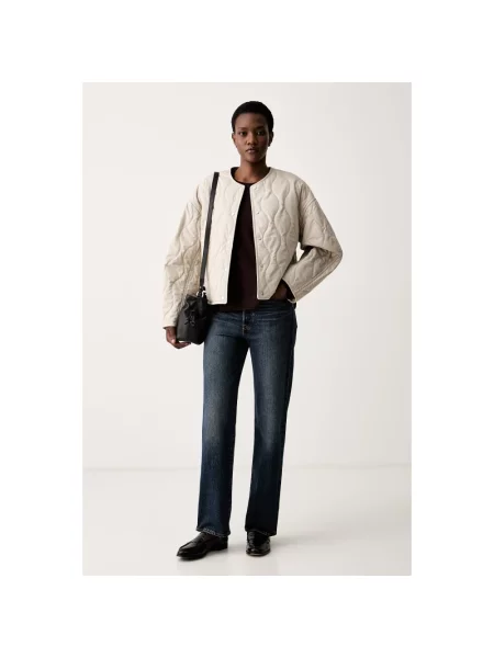 Lniane jeansy Levi's niebieskie