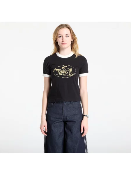 Tricou Carhartt WIP W S/S Reminiscing Ringer T-Shirt Black S negru