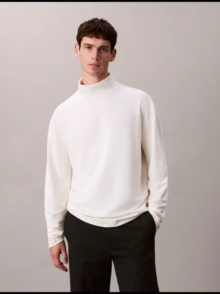 Calvin Klein Tričko krémová béžová