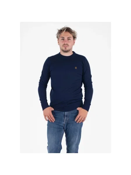 Sweter Refrigiwear wełniany niebieski