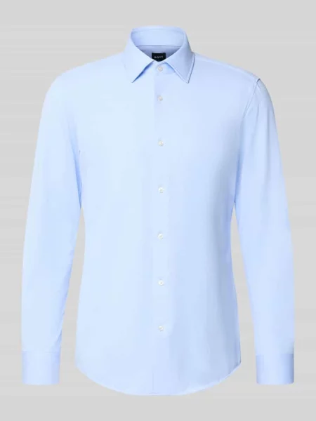 Koszula biznesowa o kroju slim fit z mieszanki bawełny model Boss