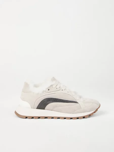 Sneakerși Brunello Cucinelli gri
