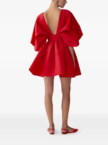 Sukienka mini Carolina Herrera czerwona