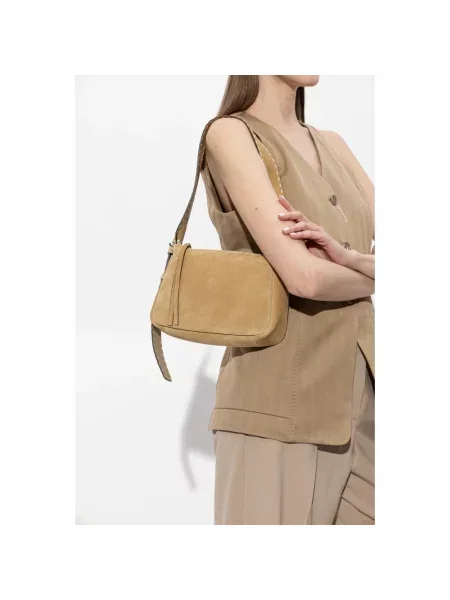Tory Burch torebka Romy beżowa