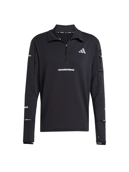 Hosszú ujjú póló Adidas Performance fekete