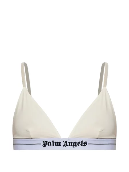 Háromszög melltartó Palm Angels autogrammal fehér