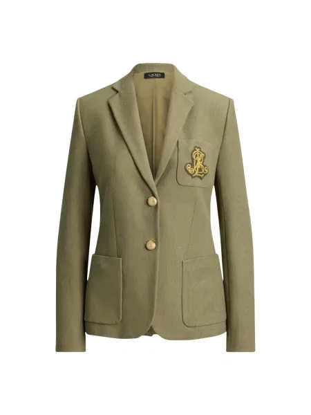 Haftowana marynarka Ralph Lauren zielona